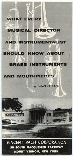 Vincent bach corp - corp., mount